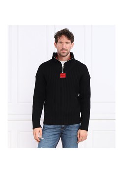 HUGO Sweter Sib | Comfort fit ze sklepu Gomez Fashion Store w kategorii Swetry męskie - zdjęcie 152240699