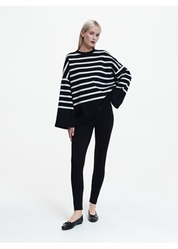 Reserved - Bawełniane legginsy - Czarny ze sklepu Reserved w kategorii Spodnie damskie - zdjęcie 152283396