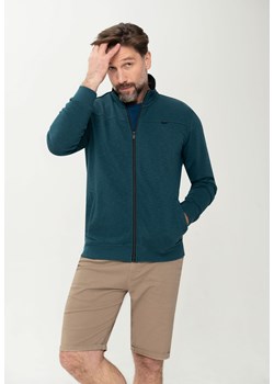 Zielona bluza męska ze stójką B-SPEED ze sklepu Volcano.pl w kategorii Bluzy męskie - zdjęcie 152285886