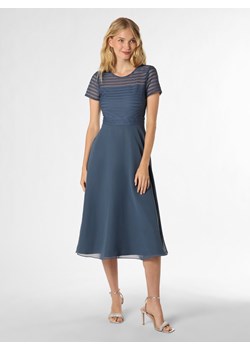 Swing Damska sukienka wieczorowa Kobiety Sztuczne włókno indygo jednolity ze sklepu vangraaf w kategorii Sukienki - zdjęcie 152288808