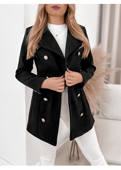 płaszcz quanta czarny l/40 ze sklepu UBRA w kategorii Płaszcze damskie - zdjęcie 152290479