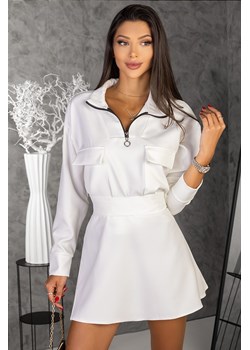 Komplet VERDIFA WHITE ze sklepu Ivet Shop w kategorii Komplety i garnitury damskie - zdjęcie 152294866