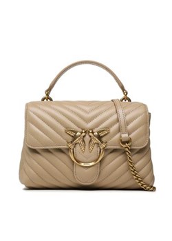 Torebka Pinko - Love Lady Puff Mini Cl PE 23 PLTT 100044 A0GK Light Beig D28Q ze sklepu eobuwie.pl w kategorii Kopertówki - zdjęcie 152318249