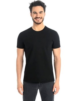 Czarny t-shirt męski bawełniany koszulka z krótkim rękawem Luca, Kolor czarny, Rozmiar 3XL, Teyli ze sklepu Intymna w kategorii T-shirty męskie - zdjęcie 152321216