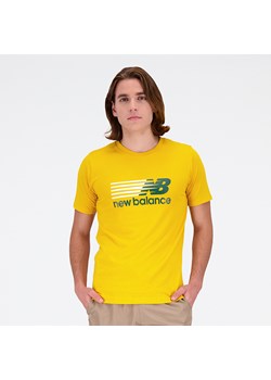 Koszulka męska New Balance MT23904VGL – żółta ze sklepu New Balance Poland w kategorii T-shirty męskie - zdjęcie 152325707