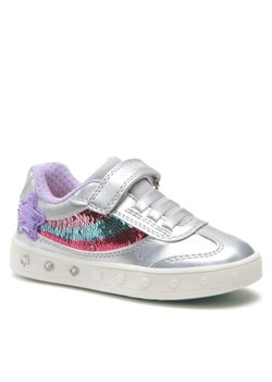 Sneakersy Geox - J Skylin Girl J358WB0AJAYC1239 M Silver/Multicolor ze sklepu eobuwie.pl w kategorii Trampki dziecięce - zdjęcie 152375228