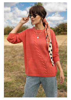 Sweter w kolorze pomarańczowym ze sklepu Limango Polska w kategorii Swetry damskie - zdjęcie 152375829