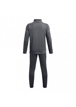 Chłopięcy dres komplet treningowy UNDER ARMOUR UA Knit Track Suit - szary ze sklepu Sportstylestory.com w kategorii Dresy chłopięce - zdjęcie 152397757