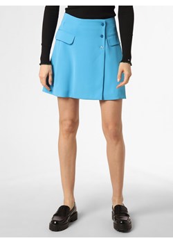 mbyM Spódnica damska Kobiety Sztuczne włókno niebieski jednolity ze sklepu vangraaf w kategorii Spódnice - zdjęcie 152444948