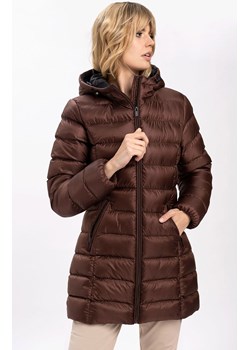Pikowana kurtka damska w kolorze brązowym J-LEDA, Kolor brązowy, Rozmiar XS, Volcano ze sklepu Primodo w kategorii Kurtki damskie - zdjęcie 152464005