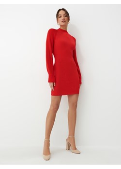 Mohito - Swetrowa sukienka mini - Czerwony ze sklepu Mohito w kategorii Sukienki - zdjęcie 152466426