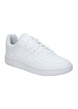 Buty adidas Hoops 3.0 K Jr GW0433 białe ze sklepu ButyModne.pl w kategorii Buty sportowe dziecięce - zdjęcie 152486879