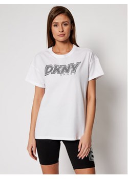 DKNY Sport T-Shirt DP0T7477 Biały Relaxed Fit ze sklepu MODIVO w kategorii Bluzki damskie - zdjęcie 152498576