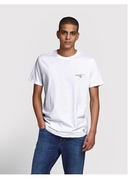 Jack&Jones PREMIUM T-Shirt Needle Logo 12214454 Biały Regular Fit ze sklepu MODIVO w kategorii T-shirty męskie - zdjęcie 152500665