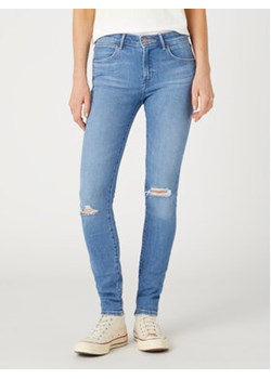 Wrangler Jeansy W28KXR37T 112332352 Niebieski Skinny Fit ze sklepu MODIVO w kategorii Jeansy damskie - zdjęcie 152500749