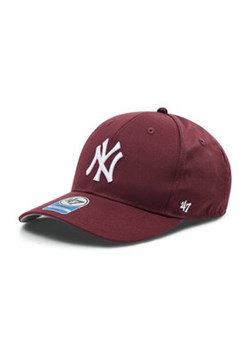 47 Brand Czapka z daszkiem Mlb New York Yankees Raised Basic '47 Mvp Junior B-RAC17CTP-KM Bordowy ze sklepu MODIVO w kategorii Czapki z daszkiem damskie - zdjęcie 152505795