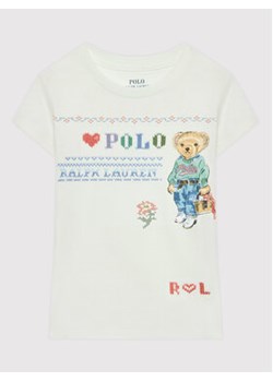 Polo Ralph Lauren T-Shirt 310869533001 Biały Regular Fit ze sklepu MODIVO w kategorii Odzież dla niemowląt - zdjęcie 152507806