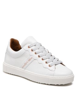 See By Chloé Sneakersy SB39210A Biały ze sklepu MODIVO w kategorii Buty sportowe damskie - zdjęcie 152507836