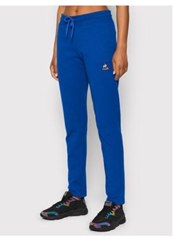Le Coq Sportif Spodnie dresowe 2210520 Niebieski Regular Fit ze sklepu MODIVO w kategorii Spodnie damskie - zdjęcie 152509845