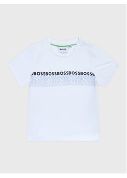Boss T-Shirt J05A03 S Biały Regular Fit ze sklepu MODIVO w kategorii T-shirty chłopięce - zdjęcie 152512069