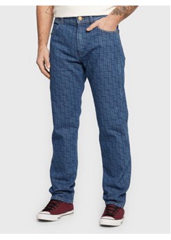Wrangler Jeansy LEON BRIDGES Frontier In All Over Laser W16VCB31Y 112328335 Niebieski Regular Fit ze sklepu MODIVO w kategorii Jeansy męskie - zdjęcie 152515636