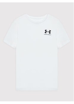 Under Armour T-Shirt Ua Sportstyle Left Chest 1363280 Biały Regular Fit ze sklepu MODIVO w kategorii T-shirty chłopięce - zdjęcie 152515829