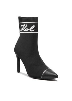 KARL LAGERFELD Botki KL31362 Czarny ze sklepu MODIVO w kategorii Botki - zdjęcie 152516808