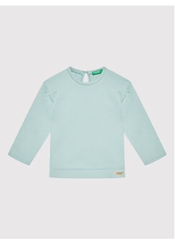 United Colors Of Benetton Bluza 3QLAG100K Niebieski Regular Fit ze sklepu MODIVO w kategorii Bluzy i swetry - zdjęcie 152520686