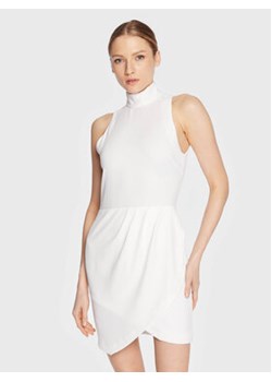 IRO Sukienka koktajlowa Kamela AS090 Biały Regular Fit ze sklepu MODIVO w kategorii Sukienki - zdjęcie 152523008