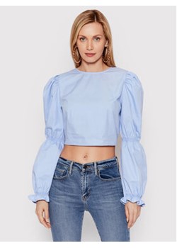 DeeZee Bluzka Edelweiss 3FB015 Niebieski Regular Fit ze sklepu MODIVO w kategorii Bluzki damskie - zdjęcie 152523269