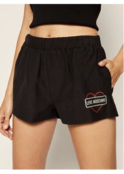 LOVE MOSCHINO Szorty sportowe WO13001T 9736 Czarny Regular Fit ze sklepu MODIVO w kategorii Szorty - zdjęcie 152526538