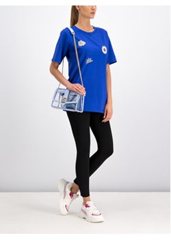 Silvian Heach T-Shirt Guemar CVP19061TS Niebieski Regular Fit ze sklepu MODIVO w kategorii Bluzki damskie - zdjęcie 152529867