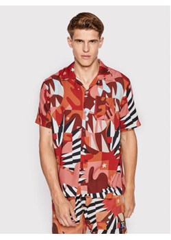 Deus Ex Machina Koszula NAITO Manuva DMP2051151A Czerwony Loose Fit ze sklepu MODIVO w kategorii Koszule męskie - zdjęcie 152532507
