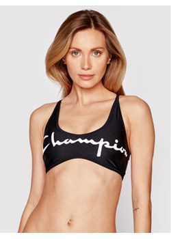 Champion Góra od bikini Cross Back Script Logo 113028 Czarny ze sklepu MODIVO w kategorii Stroje kąpielowe - zdjęcie 152533228