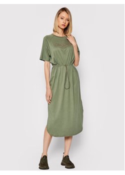 DKNY Sukienka codzienna P1FTCEGQ Zielony Regular Fit ze sklepu MODIVO w kategorii Sukienki - zdjęcie 152536552