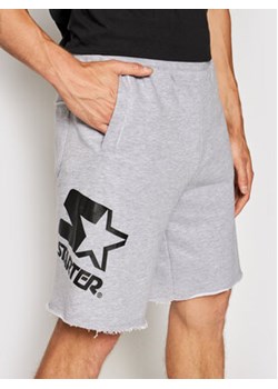 Starter Szorty sportowe SMG-018-BD Szary Regular Fit ze sklepu MODIVO w kategorii Spodenki męskie - zdjęcie 152538325