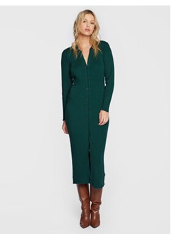 Pepe Jeans Sukienka dzianinowa Barmen PL953113 Zielony Regular Fit ze sklepu MODIVO w kategorii Sukienki - zdjęcie 152538449