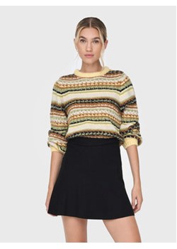 ONLY Sweter Mabel 15272599 Żółty Regular Fit ze sklepu MODIVO w kategorii Swetry damskie - zdjęcie 152539459