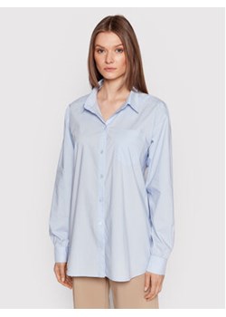 Karen by Simonsen Koszula Ninja 10103296 Niebieski Relaxed Fit ze sklepu MODIVO w kategorii Koszule damskie - zdjęcie 152540796