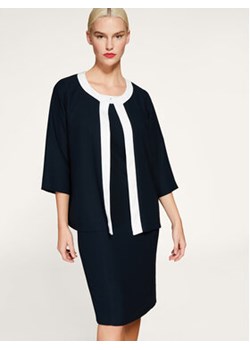 Persona by Marina Rinaldi Kardigan Caraibi 1041300 Granatowy Regular Fit ze sklepu MODIVO w kategorii Swetry damskie - zdjęcie 152541127