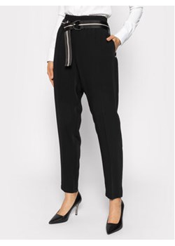 Sportmax Code Spodnie materiałowe Blanc 71310402 Czarny Regular Fit ze sklepu MODIVO w kategorii Spodnie damskie - zdjęcie 152541419