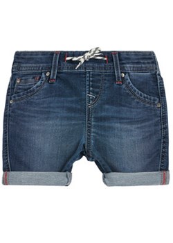 Pepe Jeans Szorty jeansowe Gene Zip PB800602 Granatowy Regular Fit ze sklepu MODIVO w kategorii Spodenki chłopięce - zdjęcie 152543899