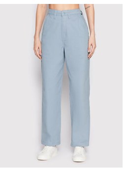 Vans Spodnie materiałowe Authentic VN0A7RPA Niebieski Relaxed Fit ze sklepu MODIVO w kategorii Spodnie damskie - zdjęcie 152544267