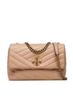 Tory Burch Torebka Kira Chevron Small Convertible Shoulder Bag 90452 Różowy ze sklepu MODIVO w kategorii Kopertówki - zdjęcie 152544346