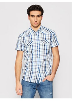 Wrangler Koszula Western W5J04MXVT Niebieski Regular Fit ze sklepu MODIVO w kategorii Koszule męskie - zdjęcie 152545579