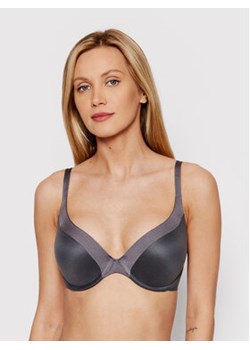Triumph Biustonosz push-up Body Make-Up Soft Touch 10205991 Szary ze sklepu MODIVO w kategorii Biustonosze - zdjęcie 152545639