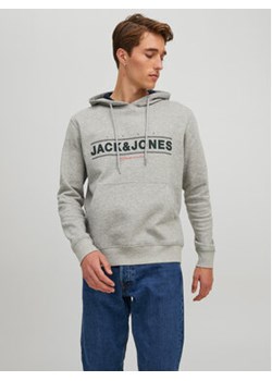 Jack&Jones Bluza Friday 12220537 Szary Regular Fit ze sklepu MODIVO w kategorii Bluzy męskie - zdjęcie 152546148