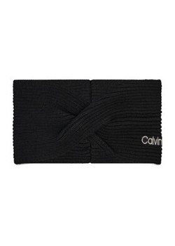 Calvin Klein Opaska materiałowa Essential Knit Headband K60K608656 Czarny ze sklepu MODIVO w kategorii Opaski damskie - zdjęcie 152546558