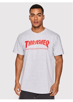 Thrasher T-Shirt Skatemag Szary Regular Fit ze sklepu MODIVO w kategorii T-shirty męskie - zdjęcie 152547115