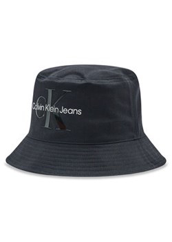 Calvin Klein Jeans Kapelusz Bucket Monogram K60K610715 Czarny ze sklepu MODIVO w kategorii Kapelusze damskie - zdjęcie 152547928